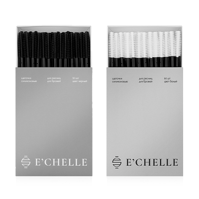 ЩЕТОЧКИ СИЛИКОНОВЫЕ E'CHELLE (50 ШТ)