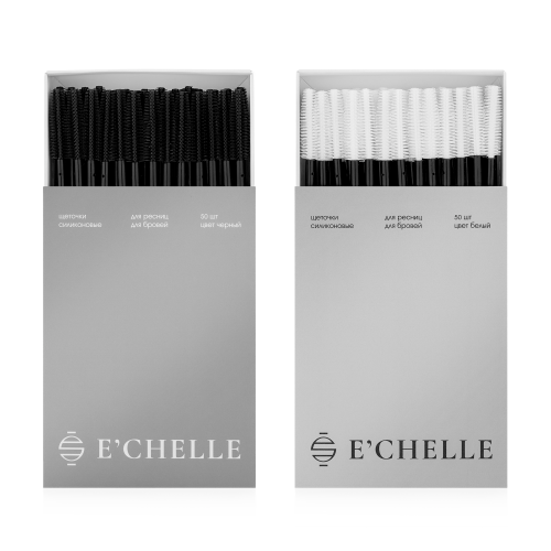 ЩЕТОЧКИ СИЛИКОНОВЫЕ E'CHELLE (50 ШТ)