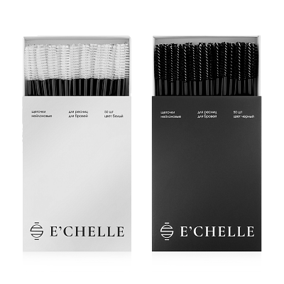 ЩЕТОЧКИ НЕЙЛОНОВЫЕ E'CHELLE (50 ШТ)